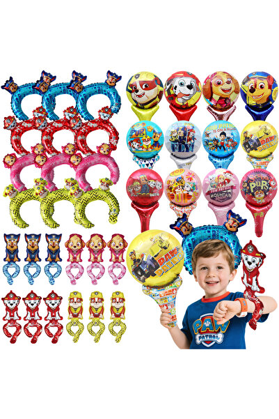 PAW PATROL مجموعة أخرى من 36 بالونًا من رقائق الألومنيوم - 36 بالونًا من رقائ...