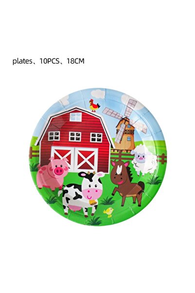 Choice ١٠ قطع من الأطباق مقاس ٧ بوصات، أدوات مائدة للاستخدام مرة واحدة بتصميم...