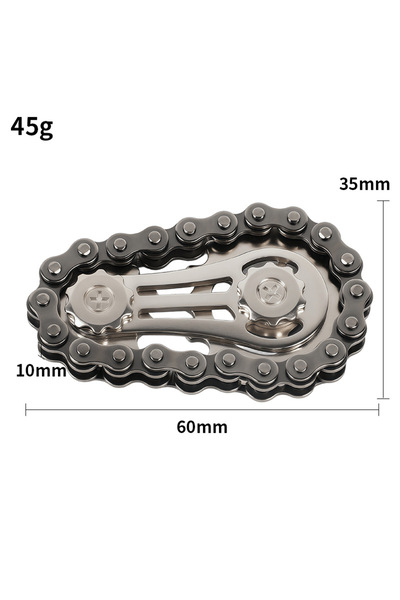 Choice لعبة سبينر ميكانيكية ذات سلسلة سوداء مسننة، مضادة للتوتر والقلق، مصنوع...