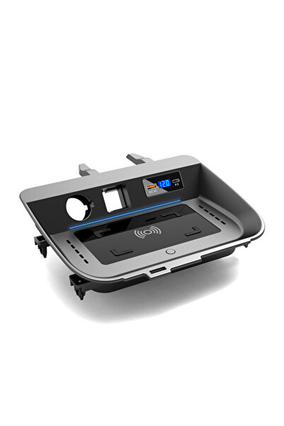 Choice شاحن لاسلكي للسيارة والهاتف بقوة 15 واط، مناسب لسيارات تويوتا RAV4 مود...