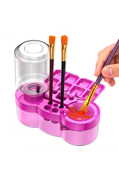 Choice PURPLE 4 in 1 Paint Brush Cleaner Tools Multifunctional Palette Brush ...