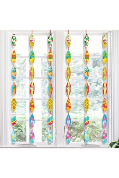 Choice لافتة معلقة لحفلة ركوب الأمواج باللون البرتقالي، زينة لحفلة عيد ميلاد ...