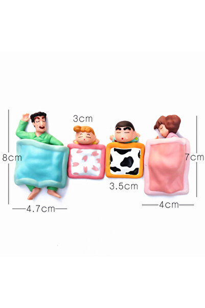 Choice مجموعة واحدة - بدون صندوق - شخصيات أنمي كرايون شين تشان، 4 قطع/مجموعة،...