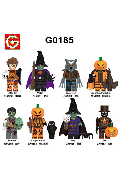 Choice G0185 G 185 مليون سلسلة الأعياد المقدسة، مجسمات صغيرة مخيفة على شكل يق...