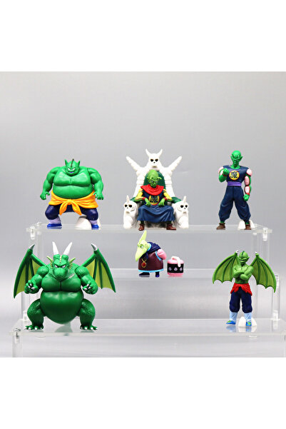 BANDAI 6 قطع من مجسمات شخصيات دراغون بول الجديدة والشائعة، تتضمن شخصيات شريرة...
