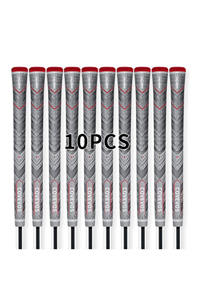 Choice مقبض الجولف MCC Plus4 Align Hybrid Grip باللون الرمادي القياسي 10 يتمي...