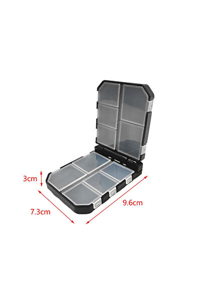 Choice 10 Grid box Small Tackle Box Organizer 9 10 12 16 lattice Mini Tackle ...
