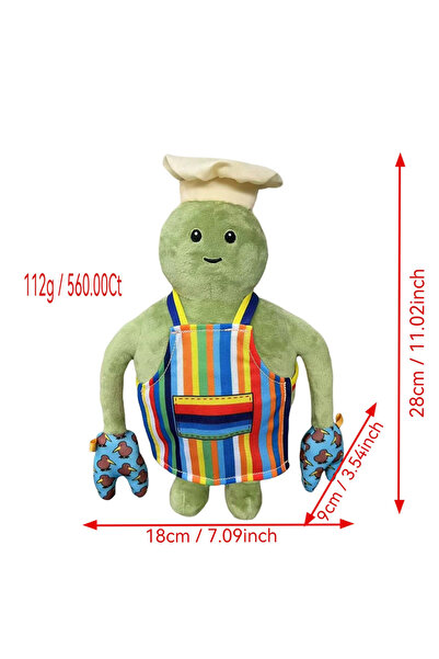 Choice دمية أنمي قطيفة من مسلسل "ذا تايني شيف شو" بطول 28 سم، دمية كرتونية لش...