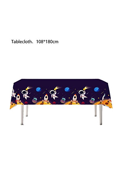 Choice tablecloth Space Astronaut Birthday Decoration Disposable Tableware Ta...