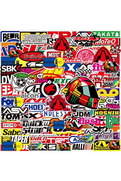 Choice 100 قطعة أو 10/50/100/200 قطعة من ملصقات سيارات السباق اليابانية الرائ...
