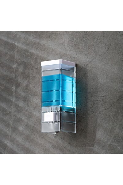 Choice كما هو موضح، موزع صابون يدوي للحمام بدون ثقب، يُعلق على الحائط، معجون ...