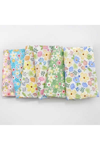Choice 25x25cm MULTI 6pcs spring and summer floral fresh pastoral style pure ...