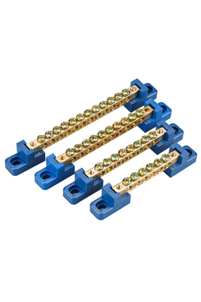 Choice4 4P 1pcs 6*9 Copper Ground Bar 4/6/8/10/12 Hole Terminal Block for Ele...