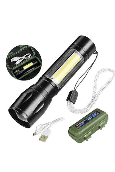 Choice مصباح يدوي صغير B، مصباح LED فائق السطوع 2000 لومن، قابل لإعادة الشحن ...