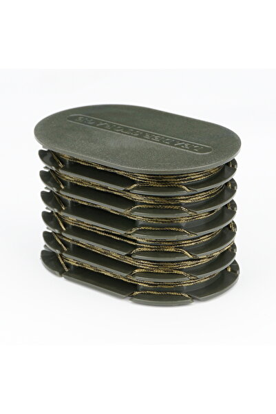 HIRISI قطعة واحدة من خيط صيد الكارب المضفر ذو القلب الرصاصي، خيط رئيسي لصيد ا...