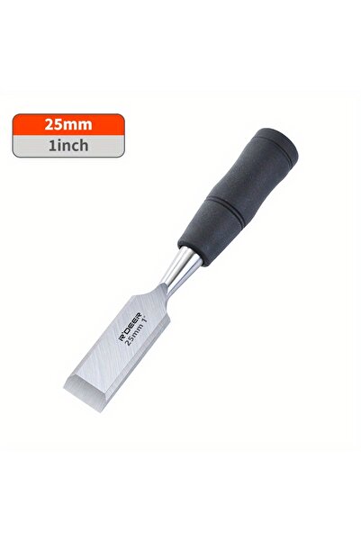 Choice1 25mm 1PC Wood Chisel 7.5 Inch Carbon Steel Mn65# Chisel with Hammer E...