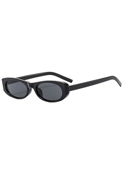 Choice نظارات شمسية سوداء فاخرة بإطار ضيق مضاد للضوء، بتصميم عين القطة، مناسب...