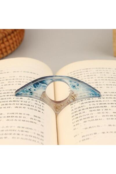 Choice 01 1 or 2Pcs Multifunctional Ocean Beach Resin Book Page Holder Durabl...