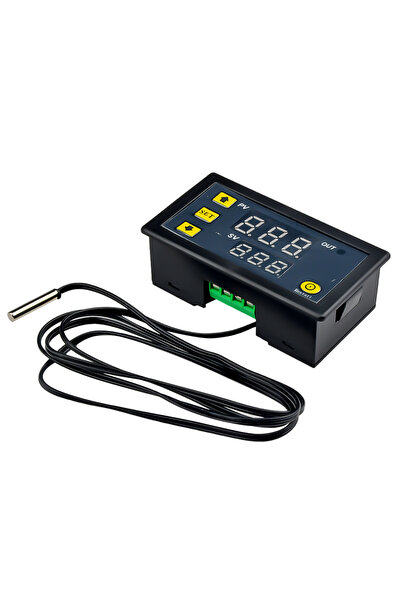 Choice جهاز تحكم رقمي عالي الدقة في درجة الحرارة مزود بمؤشر LED، يعمل بجهد 12...