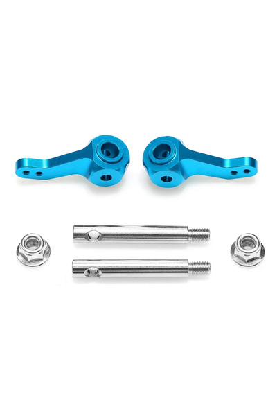 Choice LY214 BLUE Metal Steering Knuckle for Tamiya Lunch Box CW-01, CNC Alum...