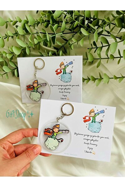 KB-GİFTSHOP 10 adet Küçük prens konseptli hediye anahtarlık