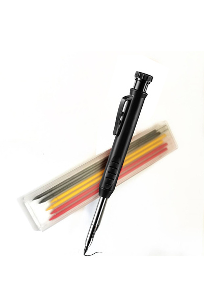 Choice عبوة من قطعتين، قلم رصاص ميكانيكي للنجارة 2.8 مم، قلم تحديد ذو طرف طوي...