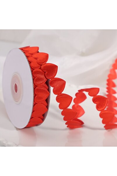 Choice S 1Pc Red Versatile Valentine's Day Heart Satin Ribbon - 10 Yards Asso...