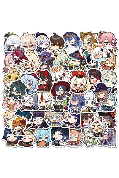 Choice ١٠ قطع، ١٠/٣٠/٥٠ قطعة، ملصقات لطيفة مستوحاة من لعبة أنمي جينشين إمباكت...