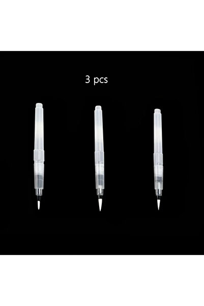 Choice مجموعة أقلام فرشاة ألوان مائية قابلة لإعادة التعبئة، 3 أو 6 قطع، متعدد...