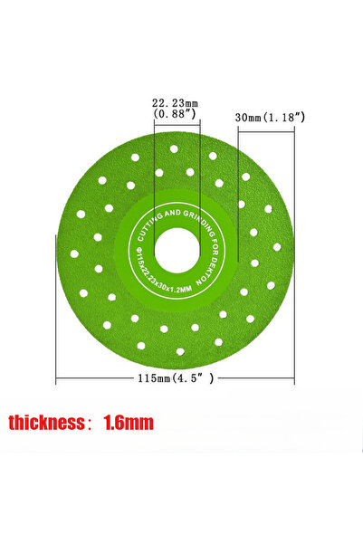 Choice 3 أقراص تجليخ ذات ثقوب خضراء، أقراص قطع، 1/3/5/10 قطع، أقراص قطع بلاط ...