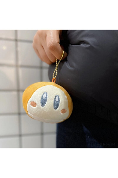 BANDAI Waddle Dee 8x7cm Bag Pendant 8cm Kirby Waddle Dee Doll Bag Pendant Sof...