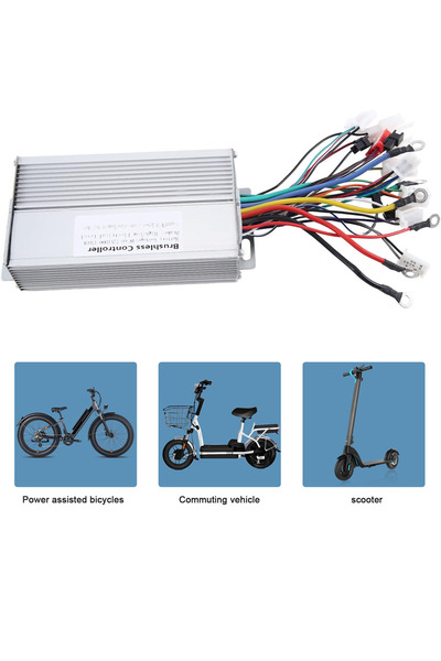 Choice 48V 60V 64V 72V 1000W 1500W Electric Controller 12 Tube Dual Mode Brus...