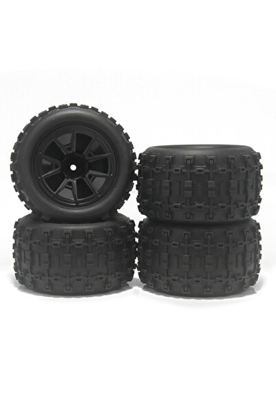 Choice 4 إطارات مونستر، 4 إطارات سداسية 85 مم و12 مم، عجلات مقاومة للانزلاق و...