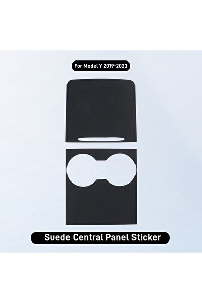 ZUIMI غطاء حماية من جلد الغزال لوحدة التحكم المركزية لسيارة تسلا موديل Y (201...