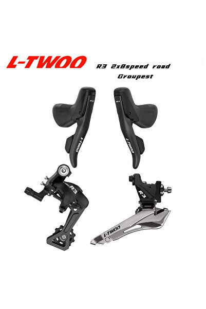 l-twoo دراجة طريق R3 من Groupest، ذراع تغيير السرعات يمين/يسار ومبدل سرعات أم...