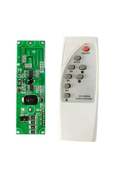 Choice لوحة تحكم أوتوماتيكية بيضاء اللون مع جهاز تحكم عن بعد، وحدة تحكم شحن م...