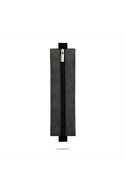 Choice جراب أقلام رصاص أسود مرن بسحاب - خفيف الوزن ومتين لحماية أقلام الحبر ا...