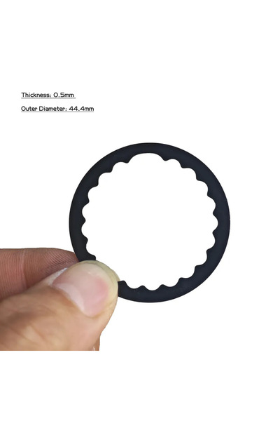 Choice غسالة MS-Washer-0.5mm مصنوعة من سبائك الألومنيوم 7075-T6، سمك غسالة ذر...
