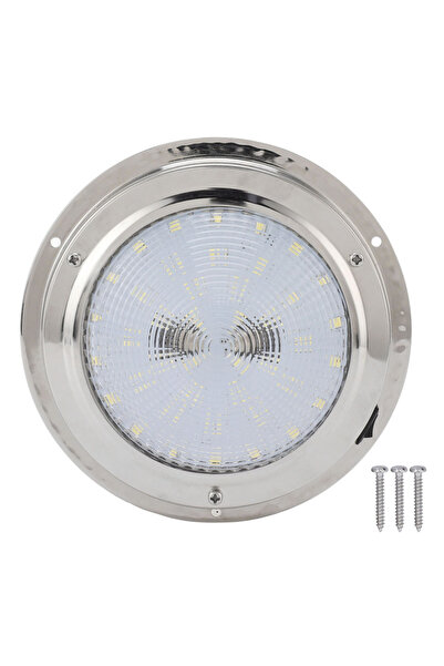 Choice مصباح سقف بحري قبة 42 ليد، 5.5 بوصة، مقاوم للماء بمعيار IP65، يُثبت عل...