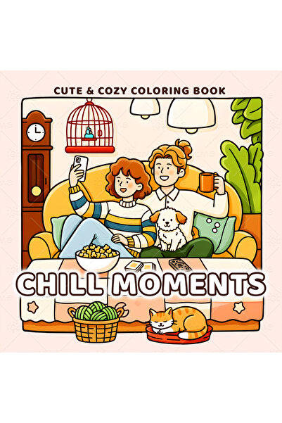 Choice كتاب تلوين "لحظات استرخاء متعددة" للكبار، يضم أنشطة يومية لطيفة ومريحة...