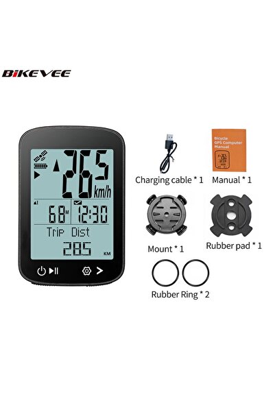 Choice1 BKV-3009-A Bike Computer GPS Bicycle Speedometer Odometer Wireless Wa...