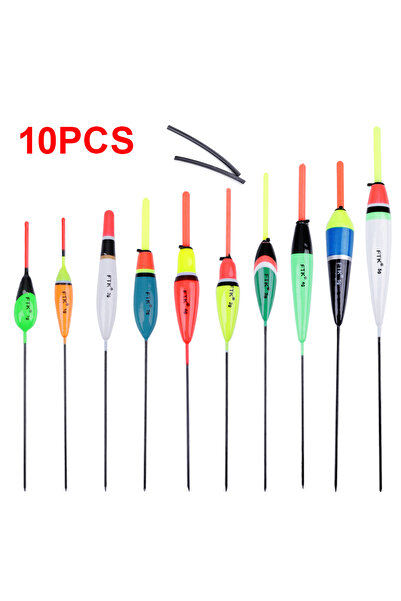 Choice T25HW389-FP TINSOL طقم عوامات صيد جديد مكون من 10 قطع، وزن 1-5 غرام، ع...