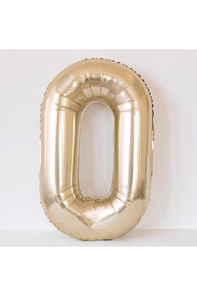 Choice بالون ذهبي فاتح مقاس 40 بوصة، مصنوع من فيلم ألومنيوم رقمي ذهبي فاتح مق...
