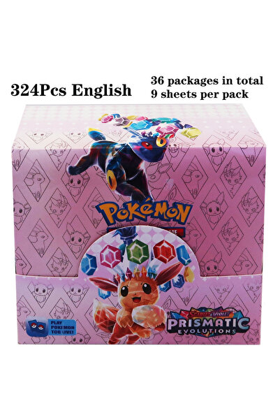 Choice24 Silver 324Pcs Pokemon Cards TCG: Sun & Moon XY Evolutions Booster Bo...