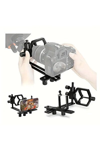 Choice محول عالمي أسود اللون من داتيسون للتلسكوب الفلكي والكاميرا، مناسب للكا...