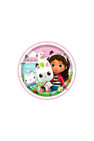 Choice 10pcs 7inch plate New Gabby Dollhouse Cats Birthday Party Decorations ...
