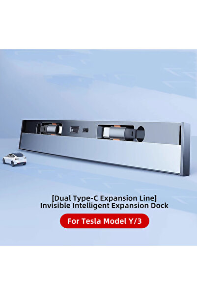 Choice Type-C and Type-C USB Charger Hub for Tesla Model Y&Model3 Center Cons...
