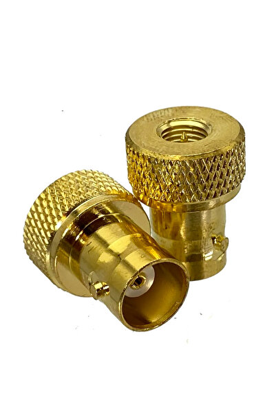 Choice محول من مقبس BNC أنثى إلى قابس SMA ذكر، موصل RF محوري مستقيم مطلي بالذ...