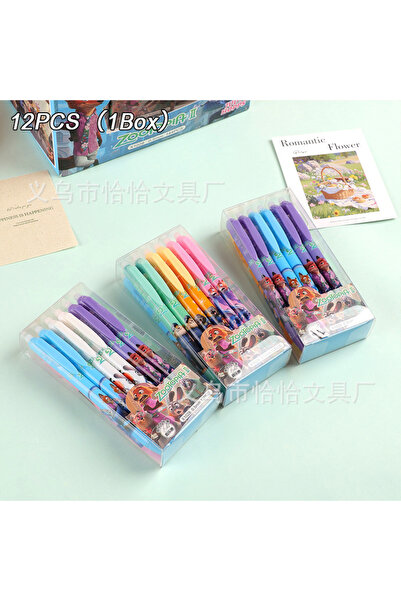 Choice 12 قلم حبر جاف قابل للمسح بالحرارة من ديزني زوتوبيا 2، علبة واحدة، أقل...