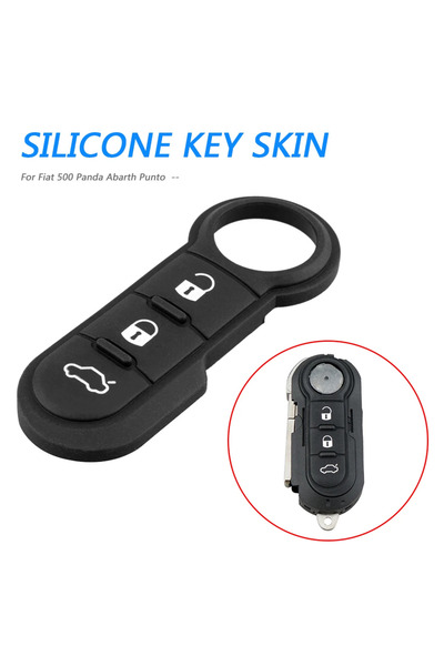 Choice 3-Button 1PCS Replacement Pad for Fiat 500 Panda Abarth Punto 3 Button...